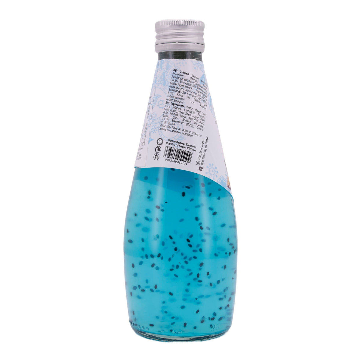 Basil Seed Getränk Star Fresh | Erfrischend | Mit Cocktailsaft | 290 ml STAR FRESH