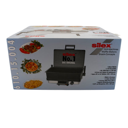 Silex No.1 Kontaktgrill 610.15.004 – 2000 W, Doppel-Antihaft, 34 × 22 cm