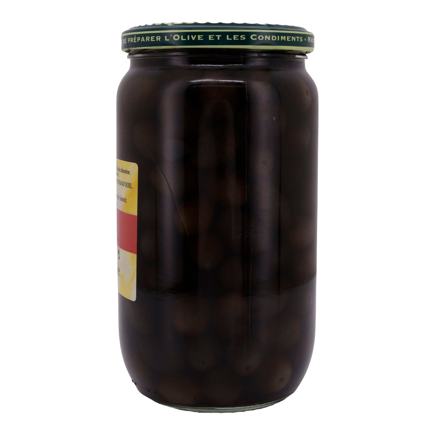 Oliven Crespo | Schwarze Oliven mit Stein | Mediterraner Genuss | 830g