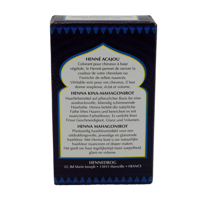 Haarfarbe Henné El Cahira | Pflanzenhaarfarbe | Mahagonirot | 90 g