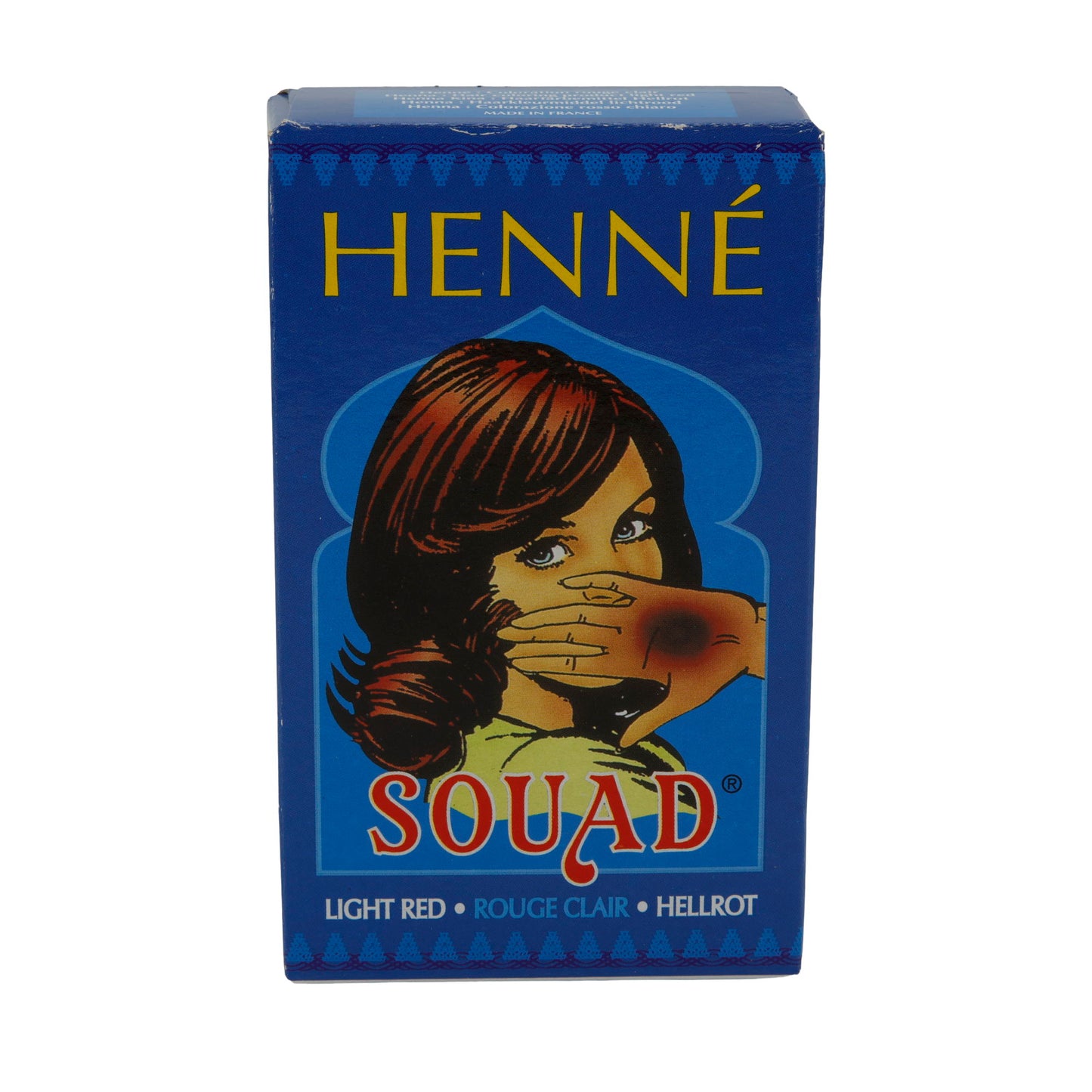 Colorante per capelli vegetale Henné Souad | Colore capelli | Rosso chiaro | 85 g