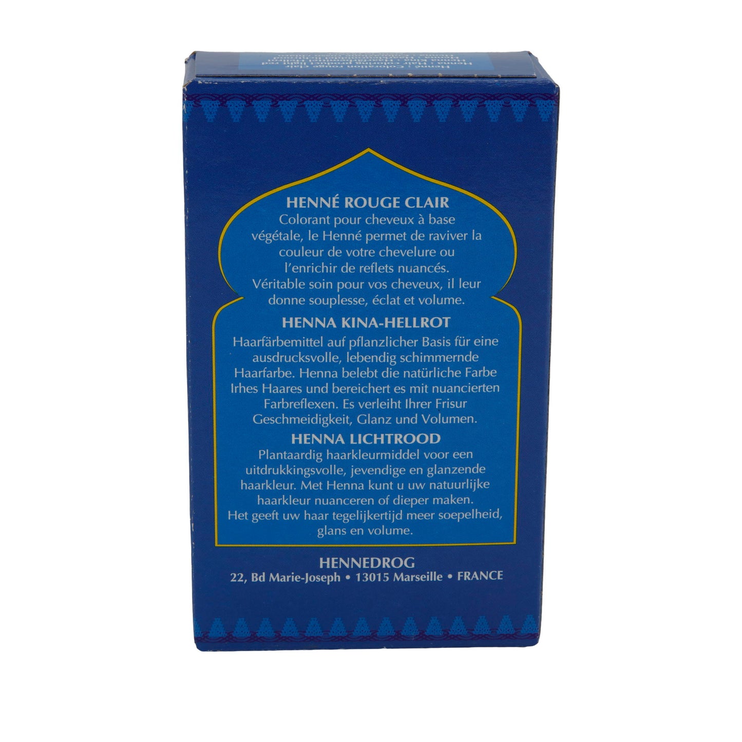 Colorante per capelli vegetale Henné Souad | Colore capelli | Rosso chiaro | 85 g