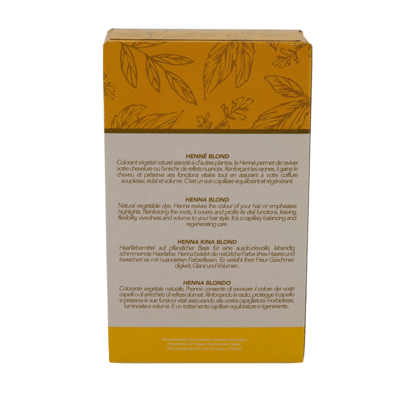 Haarfarbe Henne Natur® Blond | Haarfarbe | Pflanzenhaarfarbe | 90 g