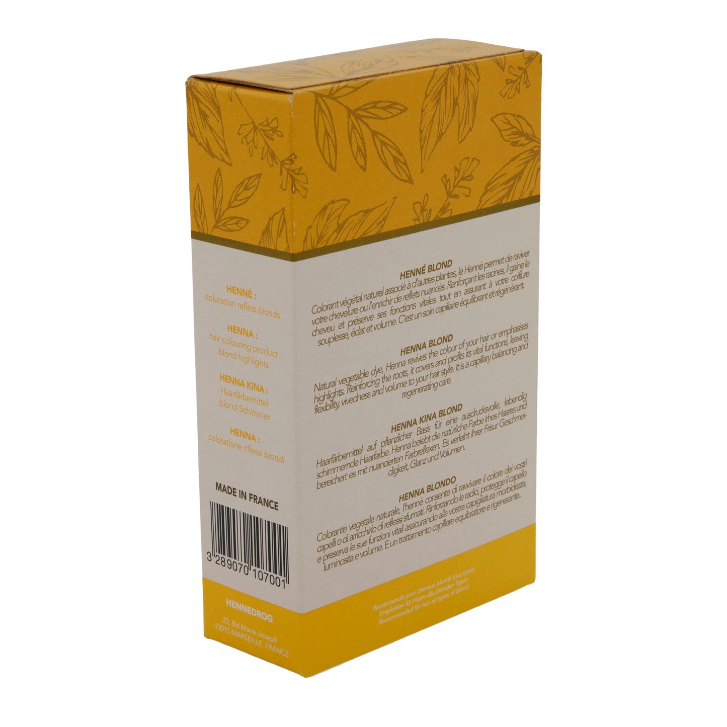 Haarfarbe Henne Natur® Blond | Haarfarbe | Pflanzenhaarfarbe | 90 g