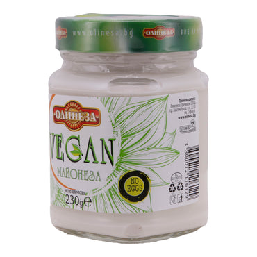 Salatcrème Olinesa | Vegan, zonder ei | Romig en lekker | 230 g glas