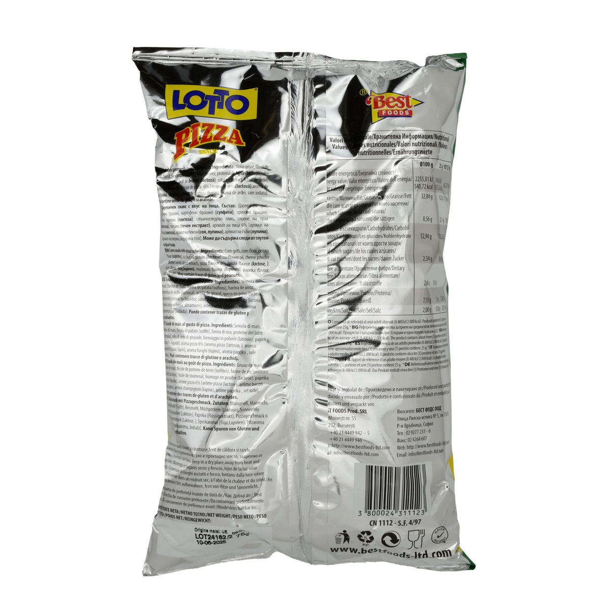 Pizza Snacks Lotto | Snack | Mit Pizza-Geschmack | 75 g