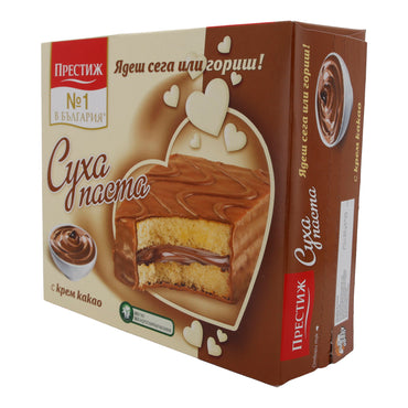 Kuchenriegel Prestige | Met cacaocrème | Zachte lagen en fijne chocoladeglazuur | 300 g