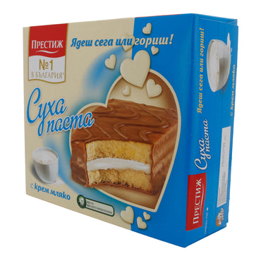 Tortenstück "Milchcreme" Prestige | Köstlicher Genuss | Mit feiner Milchfüllung | 300 g