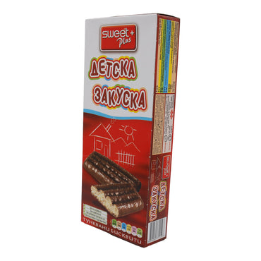 Snack Sweet Plus | Kinder-Snack Schokobiskuitriegel | Leckerer Genuss für Groß und Klein | 135 g