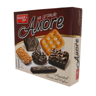 Sweet Plus "Un Grande Amore" | Keks | Assortierte Kekse und Waffeln | 265 g