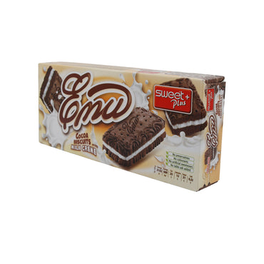 Kakaokoekjes Sweet Plus | Emu | Met melkcrème | 160 g