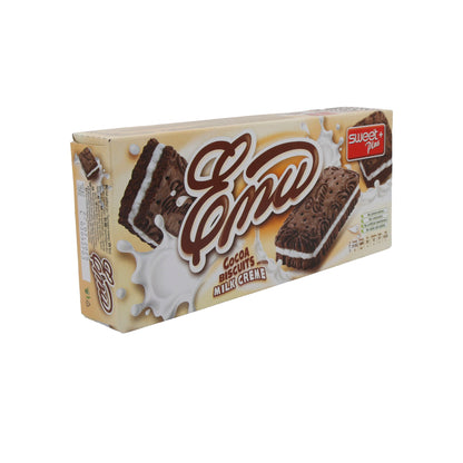 Kakaokoekjes Sweet Plus | Emu | Met melkcrème | 160 g