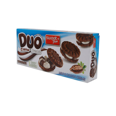 Crème & Crème Sandwich Koekjes Duo | Koekje | Melk- en cacaocrème | 165 g