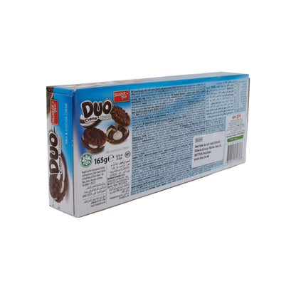 Crème & Crème Sandwich Koekjes Duo | Koekje | Melk- en cacaocrème | 165 g