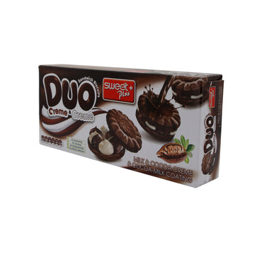DUO Sweet Plus | Koekje | Met melk- en cacaocrème en laagje | 150 g