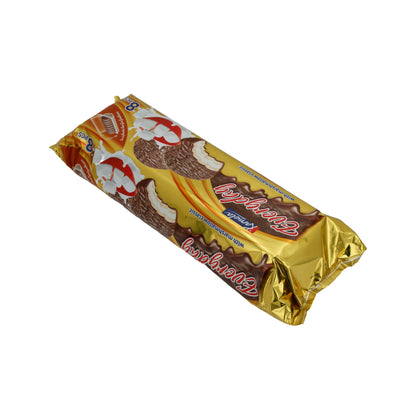 Biscotti al cioccolato quotidiani Karmela | Con marshmallow | Cioccolato fondente e ripieno soffice | 8 pezzi