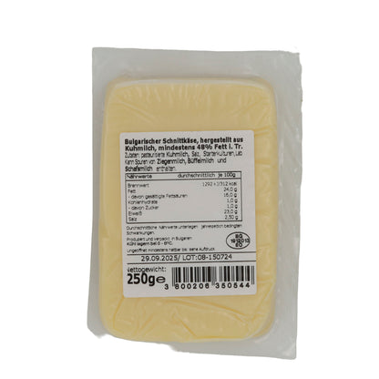 Formaggio a fette Rodina | Kaschkaval | Bulgaro, da latte vaccino | 250g