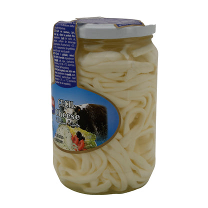 Al-Raii Çeçil Cheese – 780 g (400 g drained weight) – Fibrous brine cheese made from cow's milk