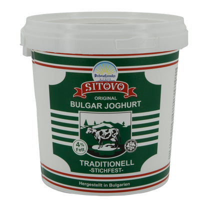 Joghurt Sitovo Bulgar Joghurt | Traditioneel | Stevige yoghurt uit Bulgarije | 1000 g