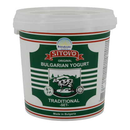 Joghurt Sitovo Bulgar Joghurt | Traditioneel | Stevige yoghurt uit Bulgarije | 1000 g