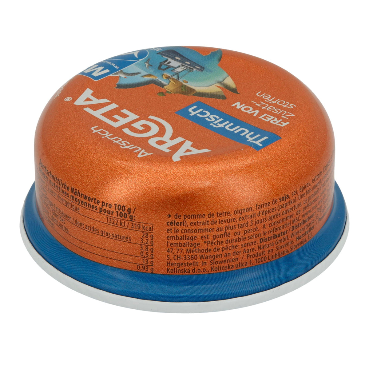 Aufstrich Argeta | Thunfisch | MSC-zertifiziert, frei von Zusatzstoffen | 95g ARGETA