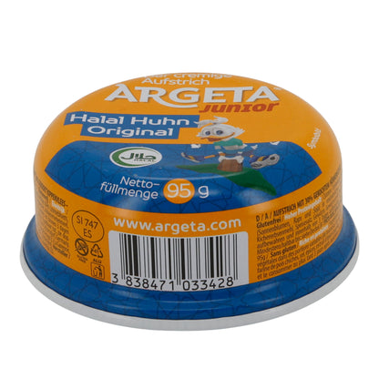 Broodbeleg Argeta Halal Junior Original Kip | Halal-gecertificeerd | Mild broodbeleg | 95 g