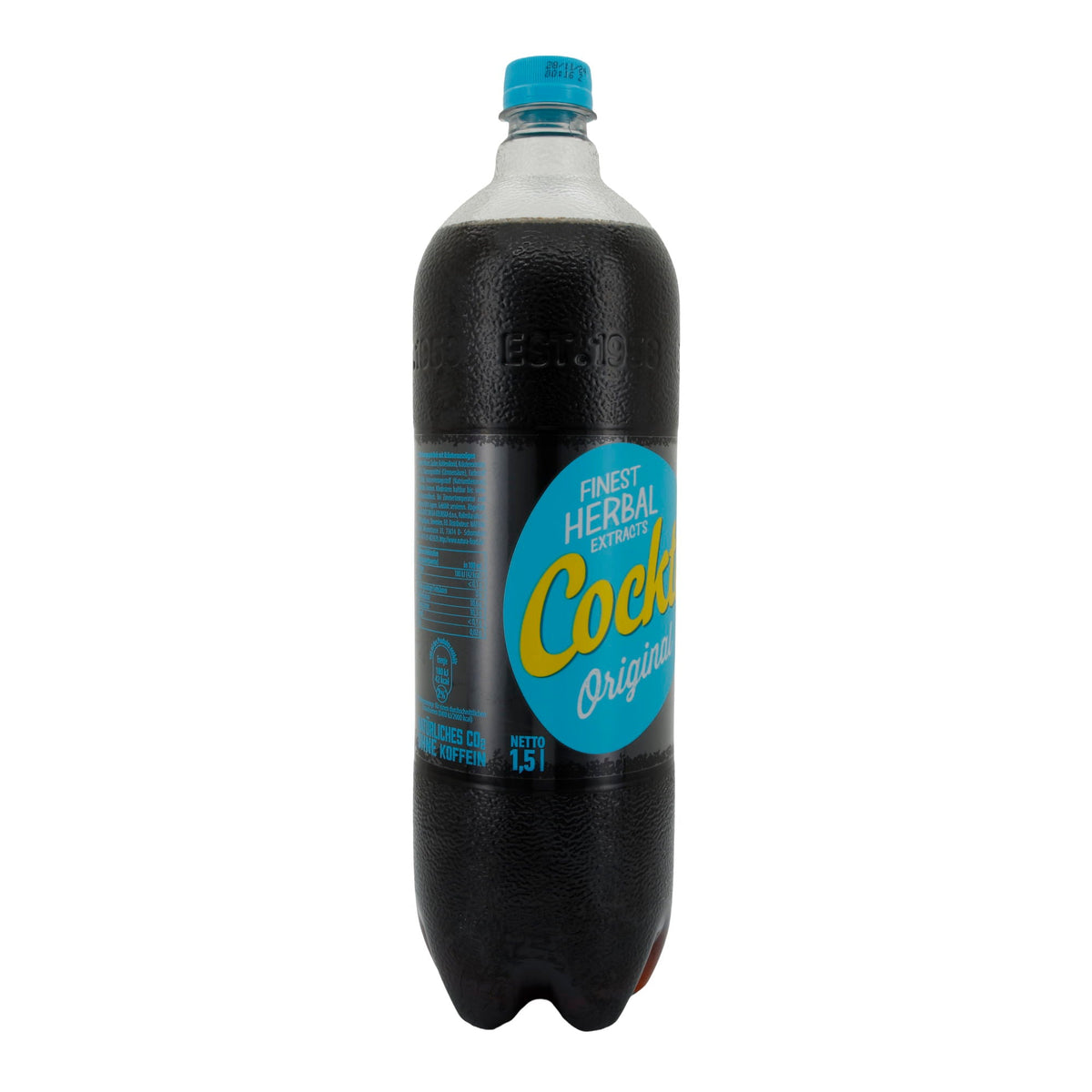 Erfrischungsgetränk Cockta | Original Cockta | Mit Kräuterextrakten | 1,5 L COCKTA
