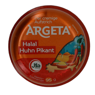 Argeta Chicken Spread Spicy – 95 g – Spicy enjoyment for lovers of heat