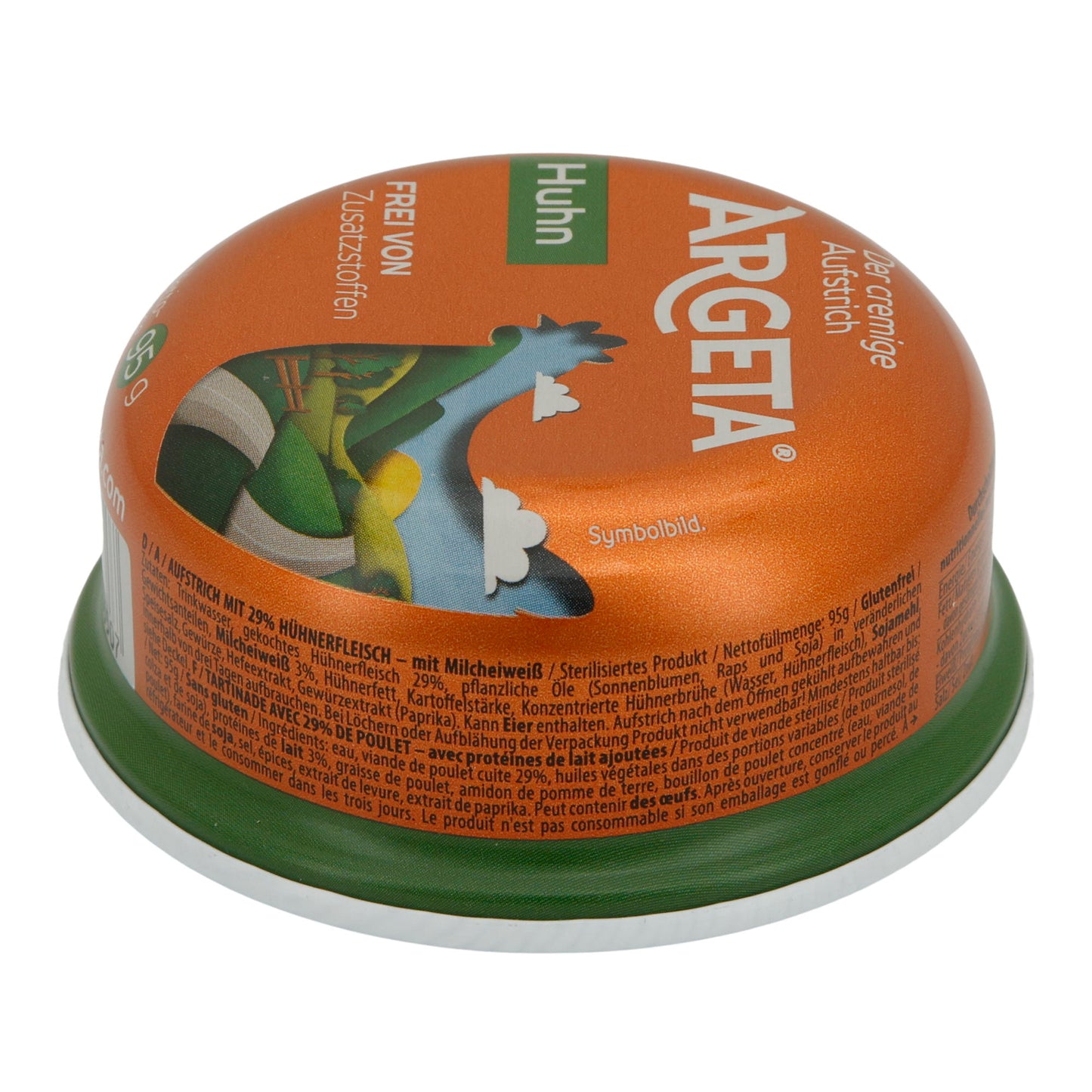 Hühnerpastete Argeta | Brotaufstrich | 29% Hühnerfleisch, frei von Zusatzstoffen | 95 g