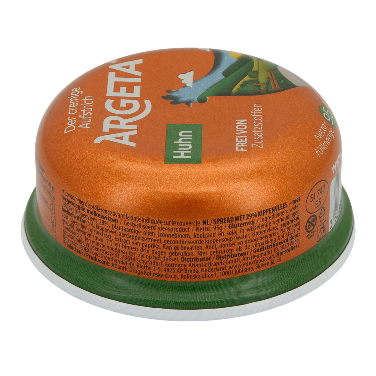 Hühnerpastete Argeta | Brotaufstrich | 29% Hühnerfleisch, frei von Zusatzstoffen | 95 g ARGETA
