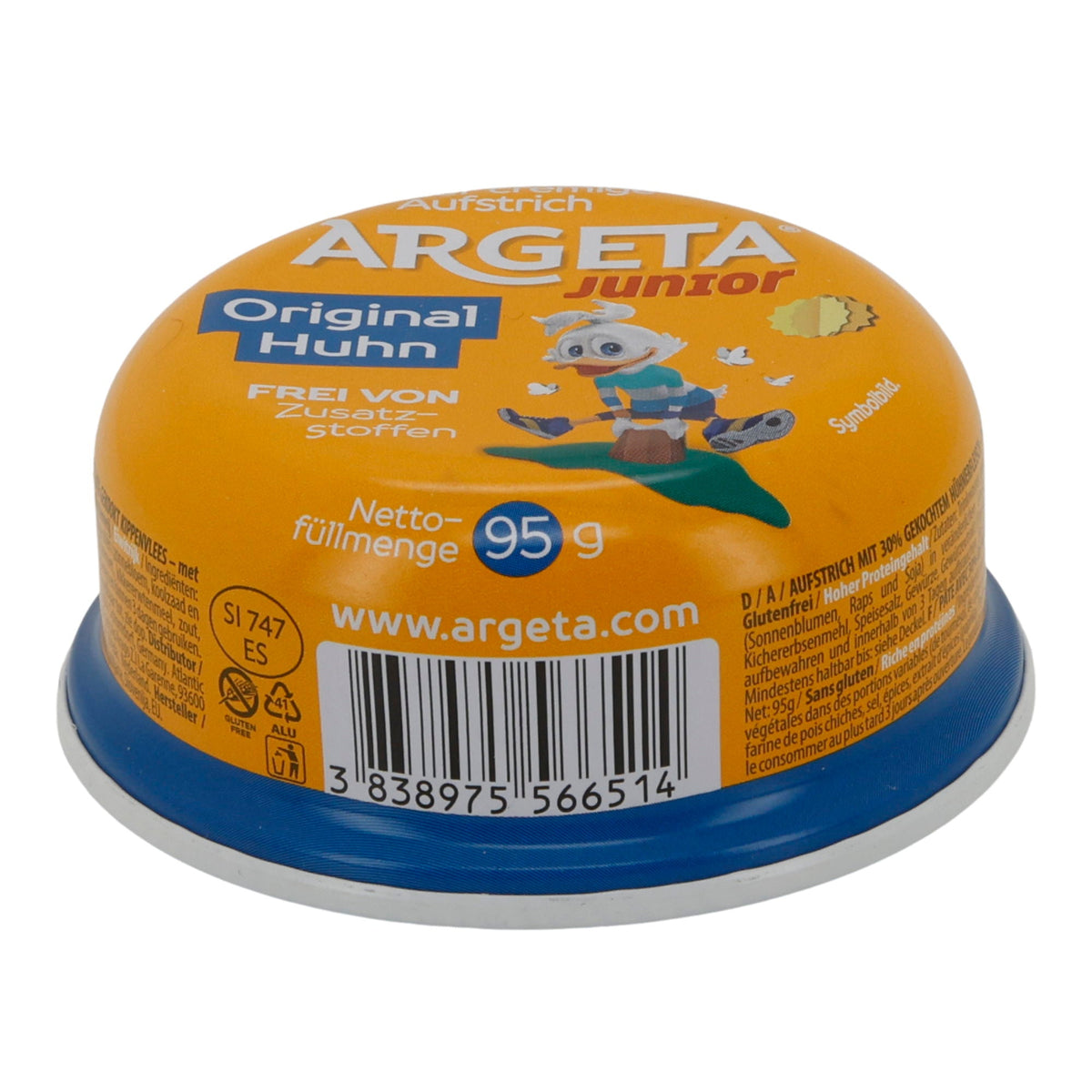 Aufstrich Argeta Junior Original | Hühneraufstrich | Milde Delikatesse für Kinder | 95 g