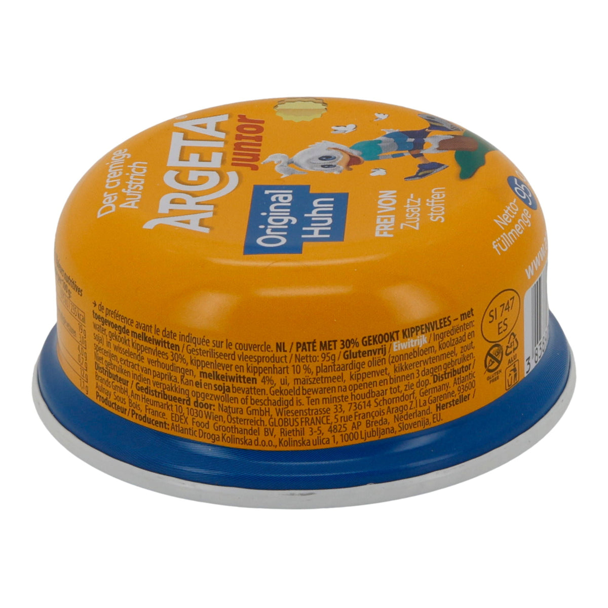 Aufstrich Argeta Junior Original | Hühneraufstrich | Milde Delikatesse für Kinder | 95 g ARGETA