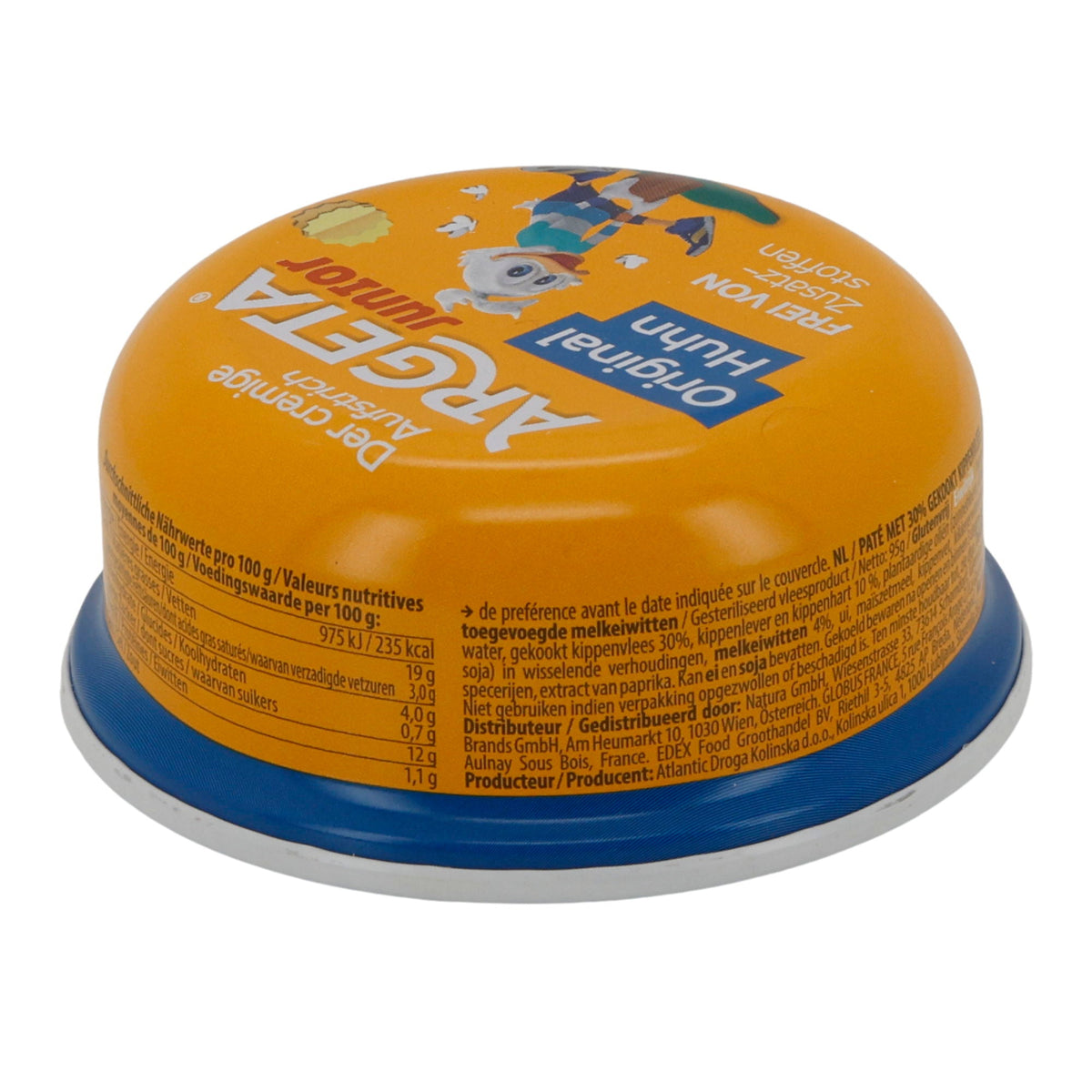 Aufstrich Argeta Junior Original | Hühneraufstrich | Milde Delikatesse für Kinder | 95 g ARGETA