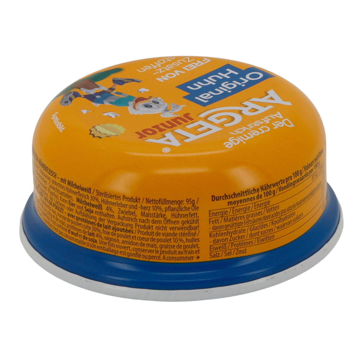 Aufstrich Argeta Junior Original | Hühneraufstrich | Milde Delikatesse für Kinder | 95 g ARGETA