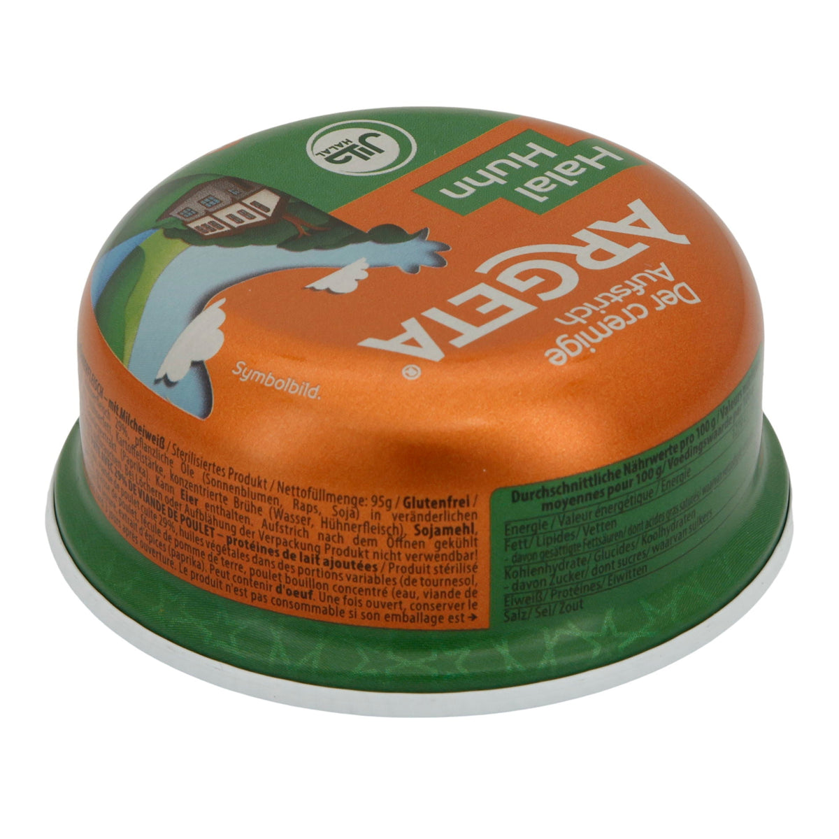 Hühnerpastete Argeta Halal | Brotaufstrich | 29% Hühnerfleisch, halal-zertifiziert | 95 g