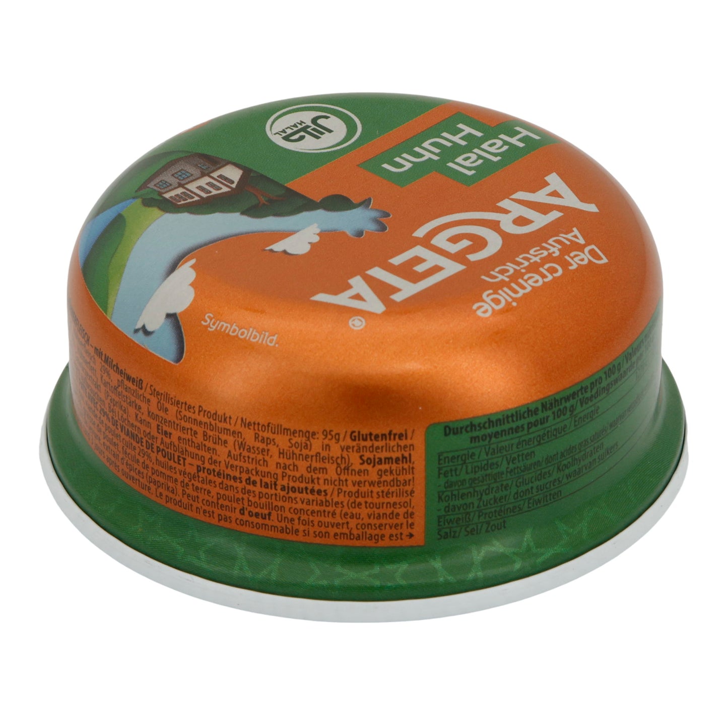 Hühnerpastete Argeta Halal | Brotaufstrich | 29% Hühnerfleisch, halal-zertifiziert | 95 g