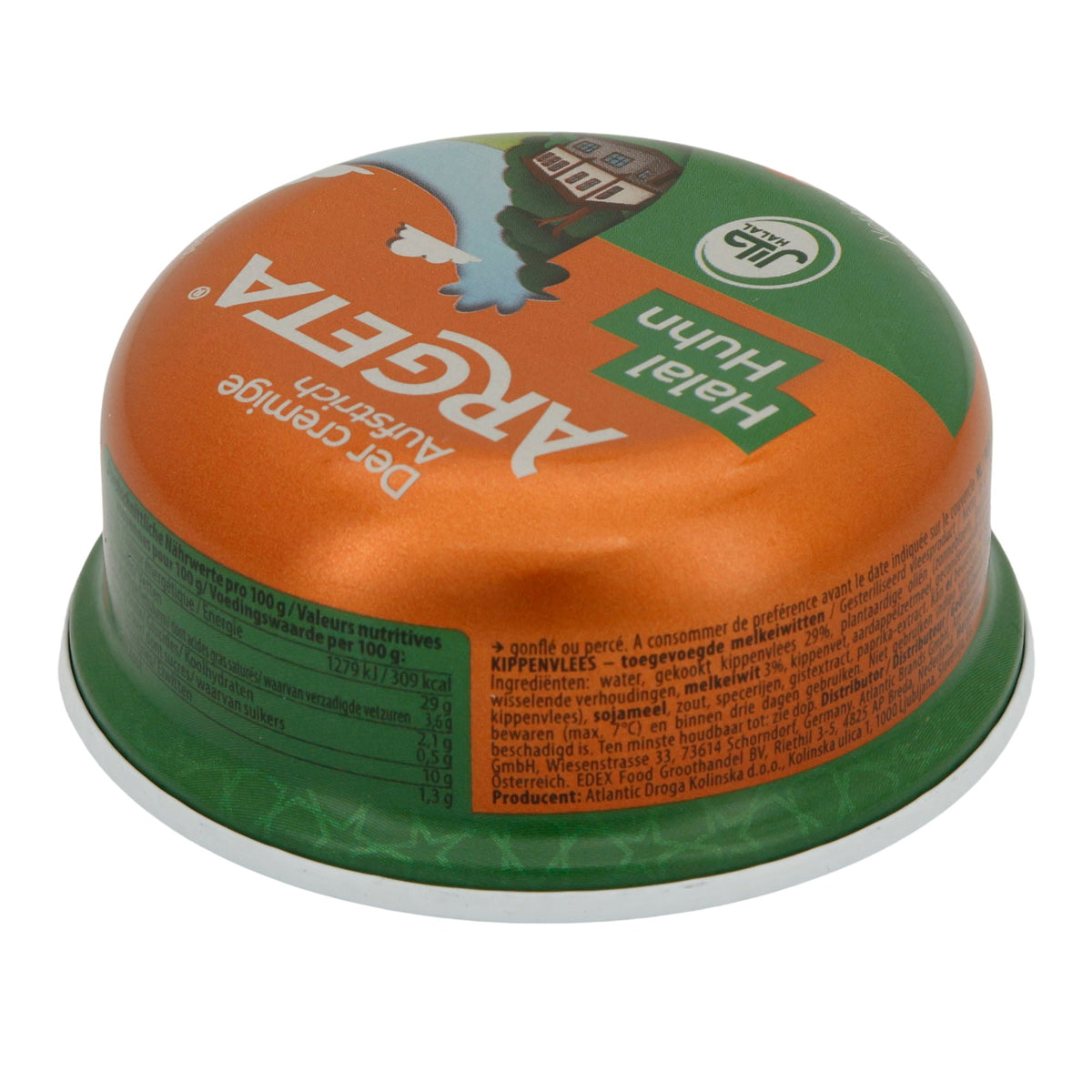 Hühnerpastete Argeta Halal | Brotaufstrich | 29% Hühnerfleisch, halal-zertifiziert | 95 g