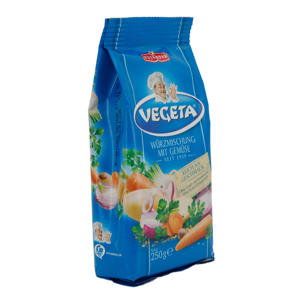 Würzmischung Vegeta | Mit Gemüse | Aromatisch, vielseitig | 250 g PODRAVKA