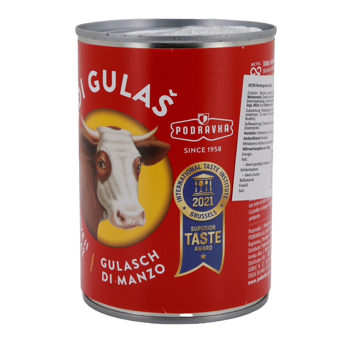 Rindergulasch Podravka | Fleisch | Herzhaft, kroatisch | 400 g