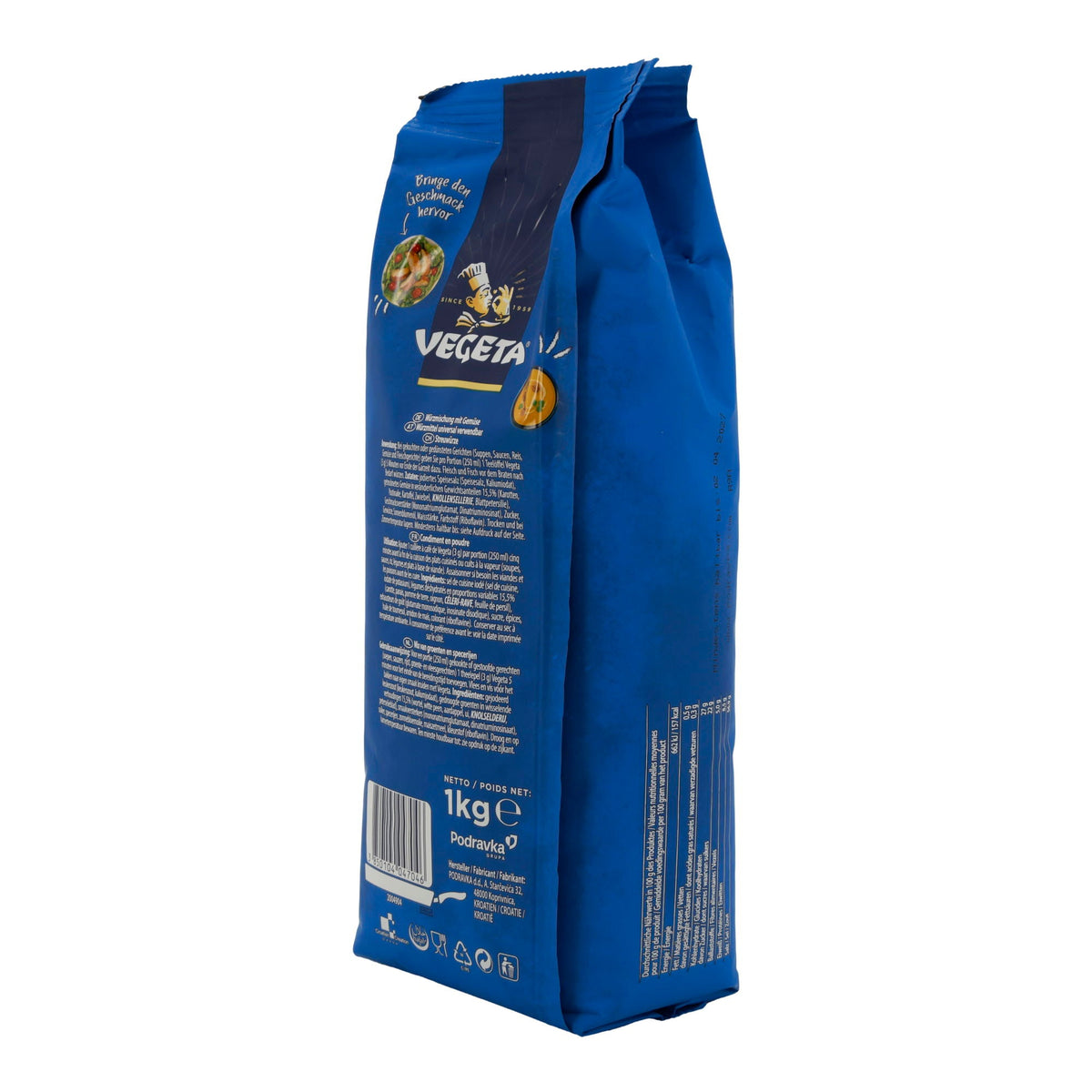 Würzmischung Vegeta | Original | Für Suppen, Saucen & Gerichte, vielseitig & aromatisch | 1 Kg PODRAVKA