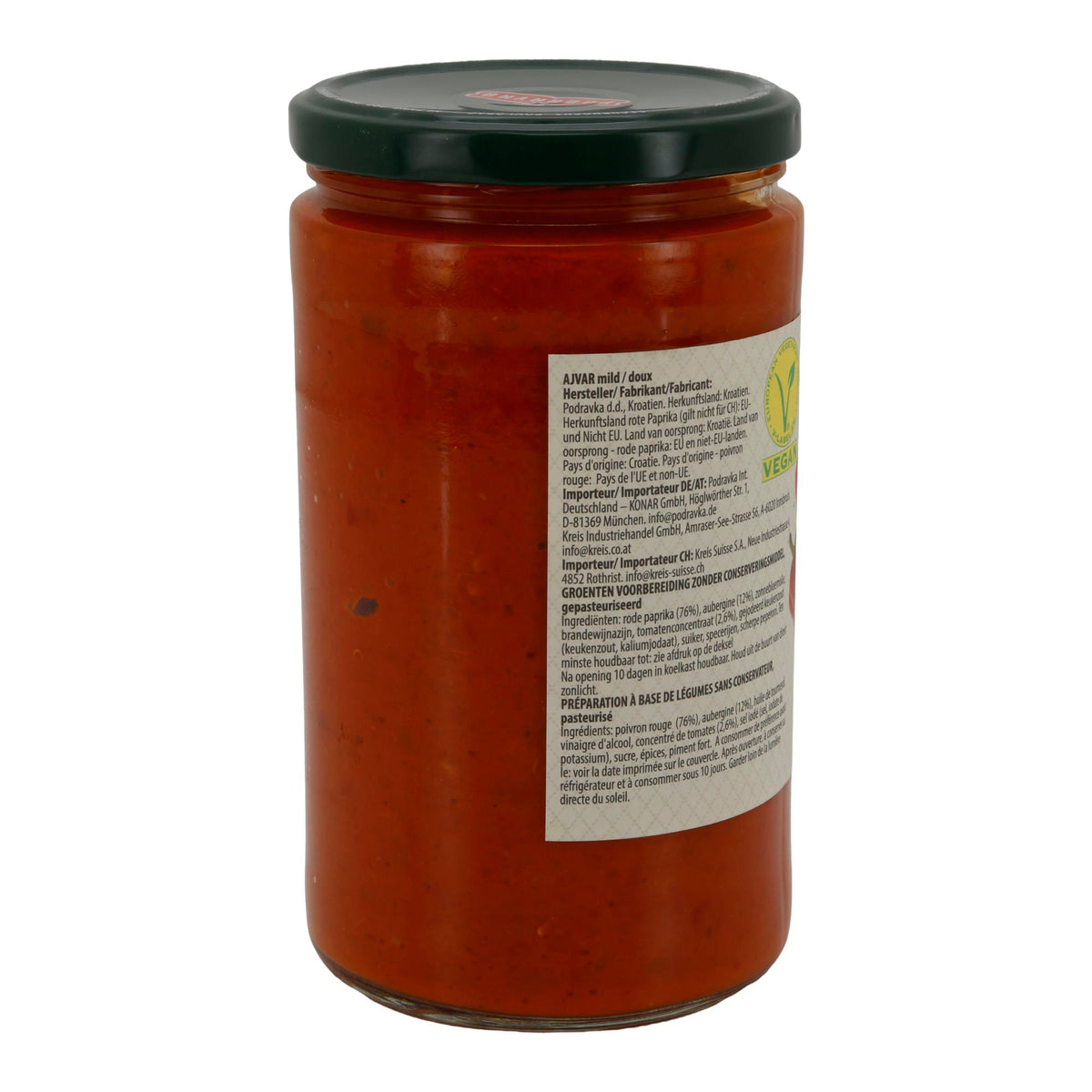 Ajvar Podravka | Aufstrich | mild | 690 g PODRAVKA