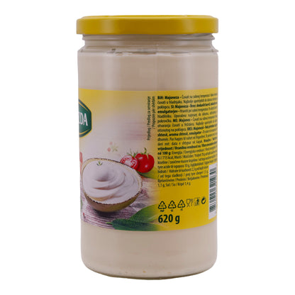 Mayonnaise Zvijezda | Traditioneel | Zonder kleurstoffen, met aroma's & emulgatoren | 620g