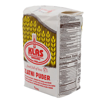 Weizenmehl Klas Zlatni Puder | Mehl | Für Kuchen & Börek | 1kg
