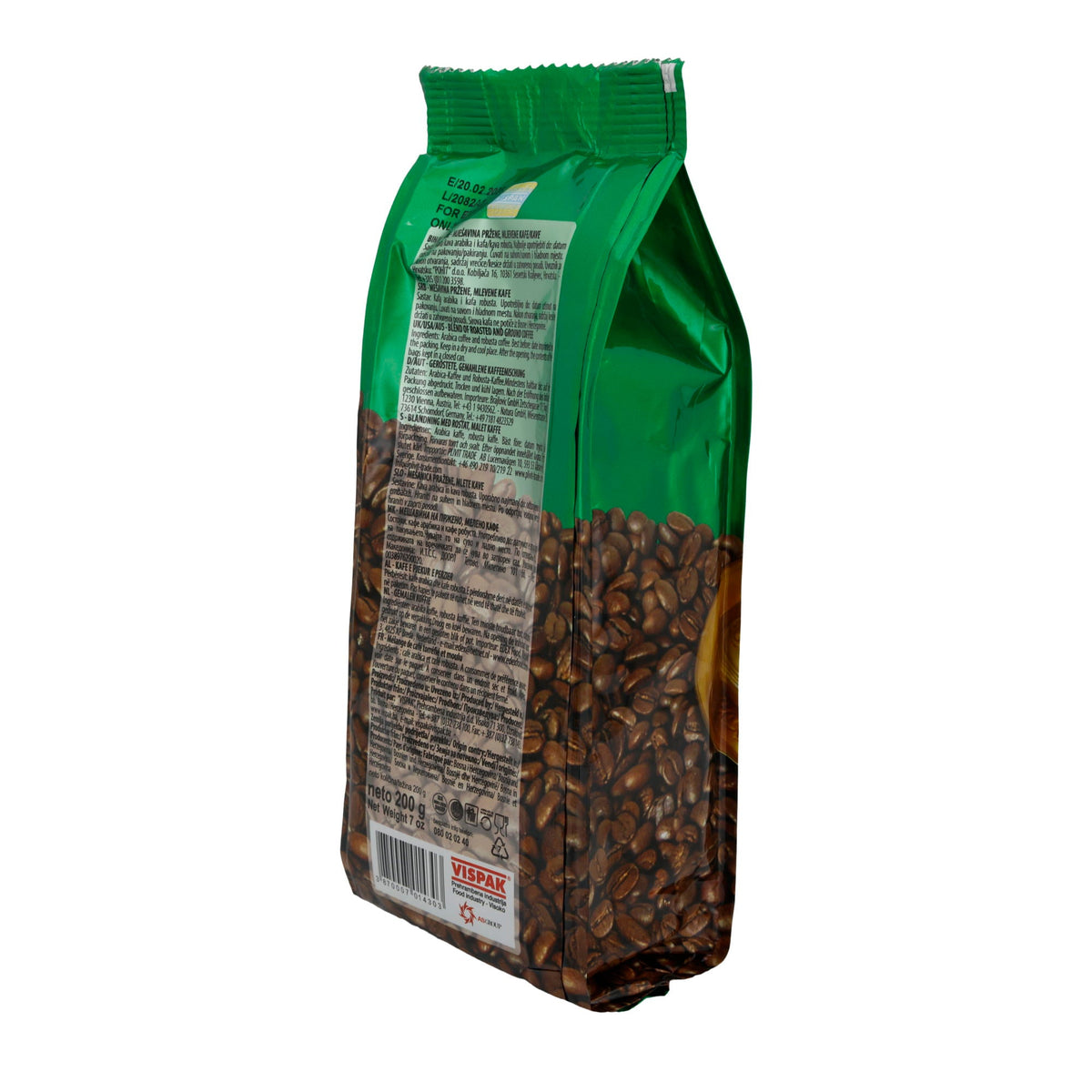 Kaffee Zlatna | Džezva | Traditioneller bosnischer Kaffee für intensiven Kaffeegenuss | 200 g VISPAK