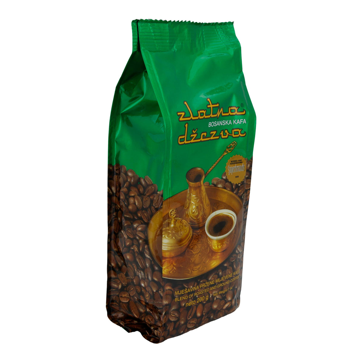 Kaffee Zlatna | Džezva | Traditioneller bosnischer Kaffee für intensiven Kaffeegenuss | 200 g VISPAK