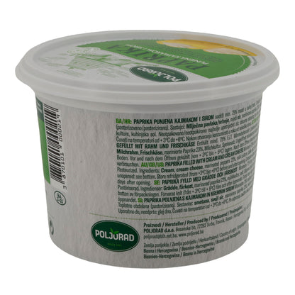 Spezialität Paprika gefüllt | Mit Rahm und Frischkäse | Würzig aus Bosnien | 500 g