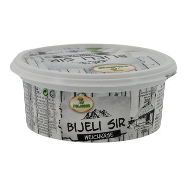Weichkäse Bijeli Sir Weichkäse | Traditionell | Bosnischer Käse in Salzlake | 200 g POLJORAD