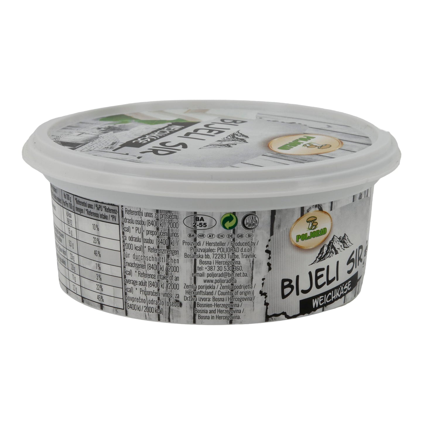 White Cheese Weichkäse – 200 g – Traditional Bosnian cheese in brine