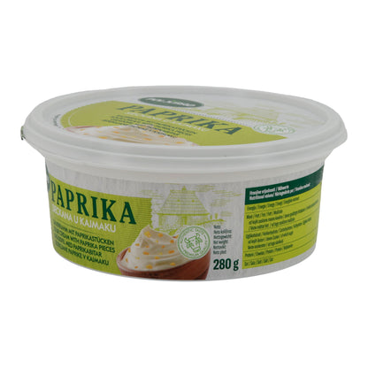Sauerrahm Poljorad Paprika Sjeckana u Kajmaku | Sauerrahm | Con pezzi freschi di paprika | 280 g