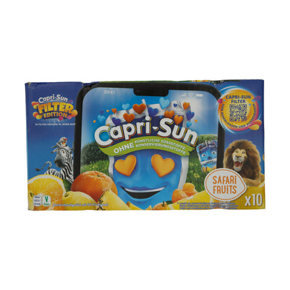 Fruchtsaft Capri-Sun | Safari Fruits | Fruchtsaftgetränk | 10 x 200 ml